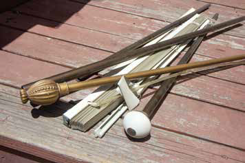 Household and curten brackets/poles