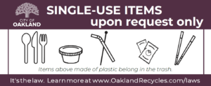 Accessories upon request signage for businesses